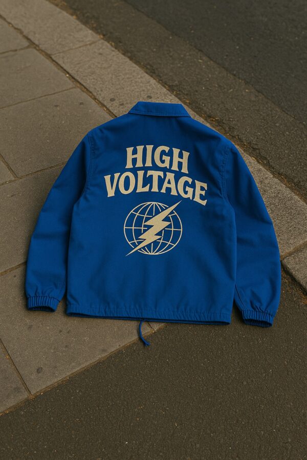 High Voltage Street Coach Jacket – Electric Blue